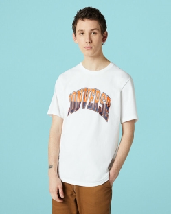 Camisetas Converse Twisted Varsity Graphic Para Hombre - Blancas | Spain-1263